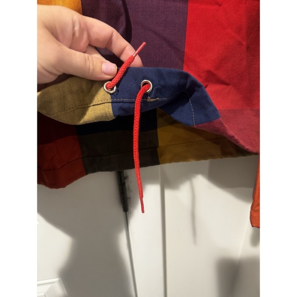 Vintage Men's Big T Fashions Colorblock Plaid Pullover Shirt S 60s NO STRING! - Picture 8 of 16